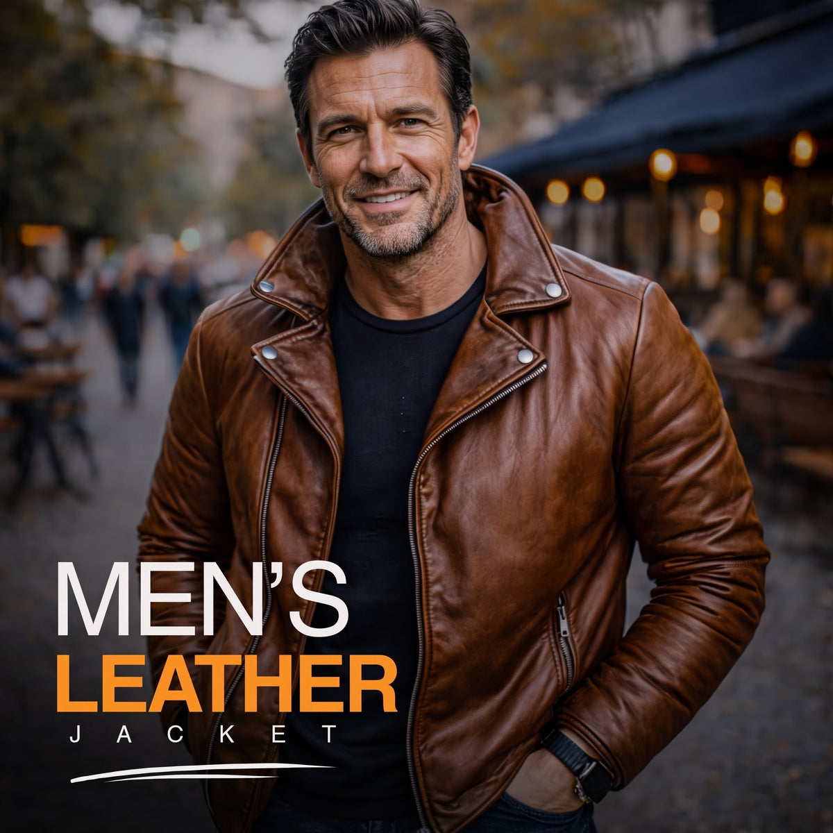 Men Leather Jacket